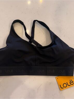 Lole Black Racerback Sports Bralette